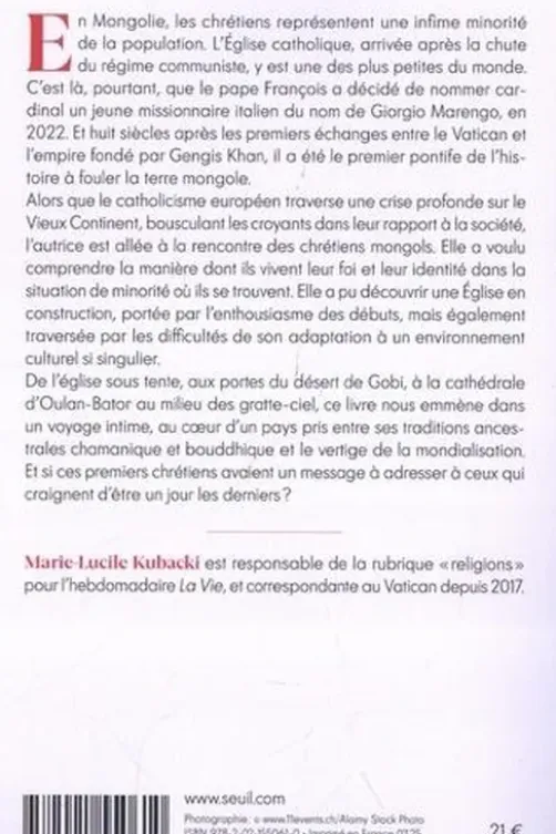 Jésus en Mongolie, Marie-Lucile Kubacki