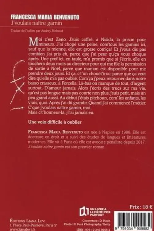 J'voulais naître gamin, Francesca Maria Benvenuto