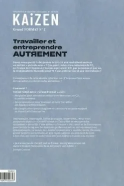 Kaizen N° 2 Hors-série Grand Format : Travailler et entreprendre autrement, Pascal Greboval