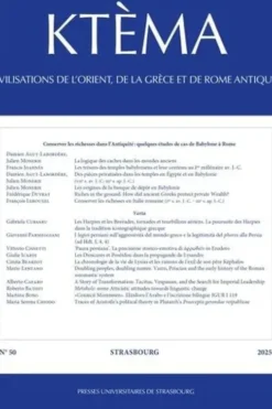 Ktèma N° 50/2025, Dominique Lenfant
