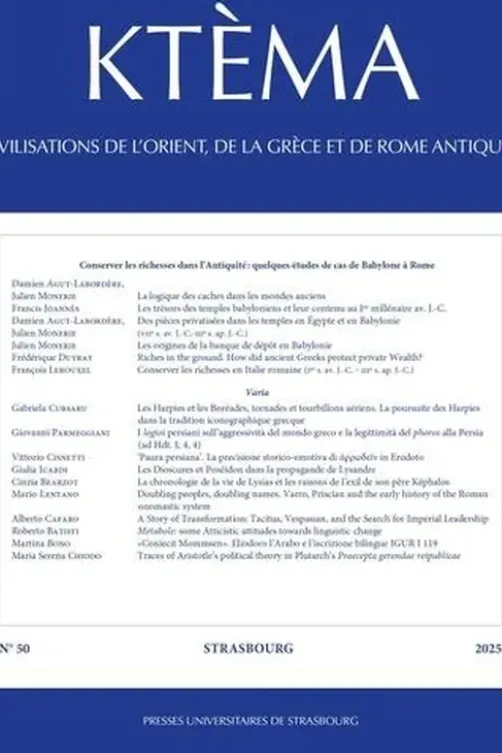 Ktèma N° 50/2025, Dominique Lenfant