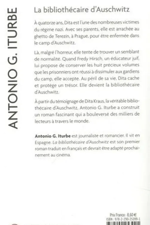 La bibliothécaire d'Auschwitz, Antonio G. Iturbe