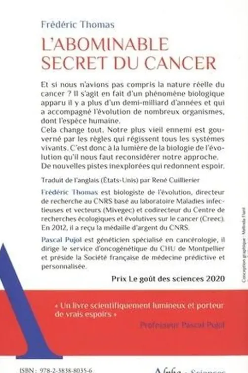 L'abominable secret du cancer, Frédéric Thomas