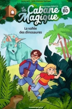 La cabane magique en BD Tome 1 : La vallée des dinosaures, Jenny Laird