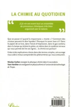 La Chimie au quotidien. De la cuisine au salon, des molécules plein la maison, Nicolas Gerber
