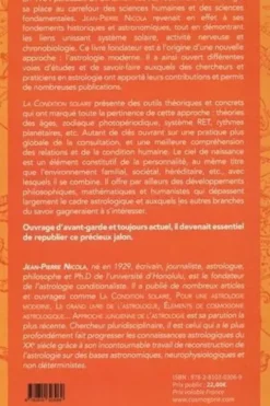 La condition solaire. Astrologie moderne, Jean-Pierre Nicola