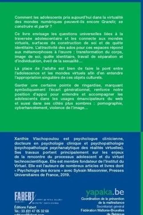 L'adolescence à l'ère du virtuel, Xanthie Vlachopoulou