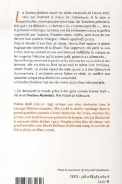 La douleur fantôme, Hanna Krall