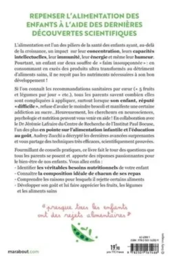 La faim des haricots. Ce que vos enfants ont vraiment besoin de manger et comment leur faire apprécier, Audrey Zucchi