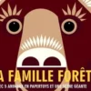 La famille fôret. Avec 5 animaux en papertoys et une scène géante, Madeleine Rogers