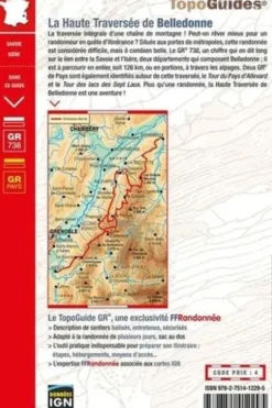 La Haute Traversée de Belledonne. Le sentier des bergers, 3e édition, FFRandonnée