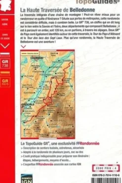 La haute traversée de Belledonne. Le sentier des bergers, 2e édition, FFRandonnée
