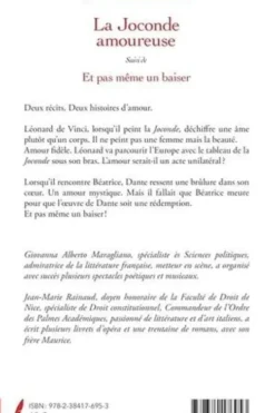 La Joconde amoureuse. Suivi de Et même pas un baiser. Pièces de théâtre en trois actes, Giovanna Alberto Maragnano