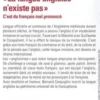 "La langue anglaise n'existe pas". C'est du français mal prononcé, Bernard Cerquiglini