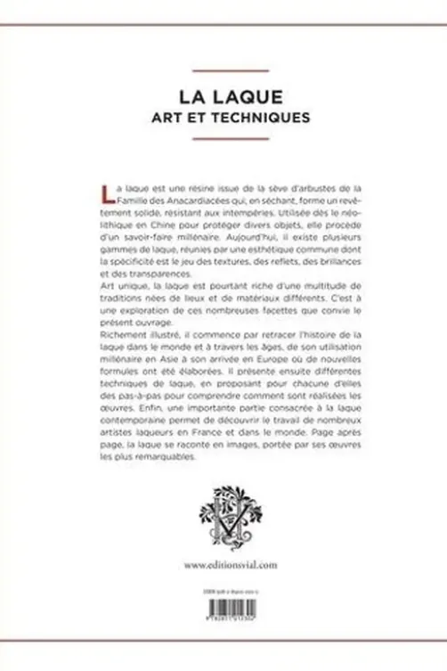 La laque. Arts et techniques, Thibauld Mazire