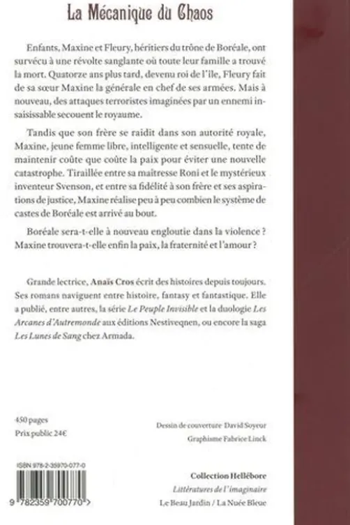 La Mécanique du Chaos, Anaïs Cros