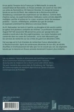 La médecine nazie contre l'humanité. Expérimentations médicales au camp de concentration de Natzweiler-Struthof, Christian Bonah
