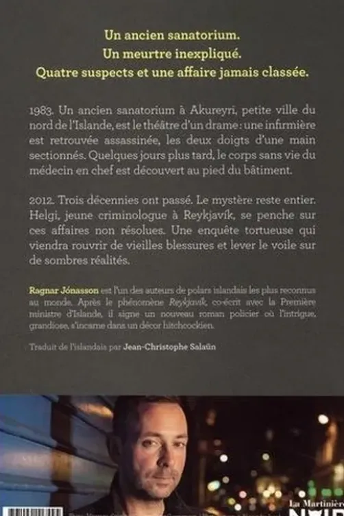 La mort en blanc, Ragnar Jónasson