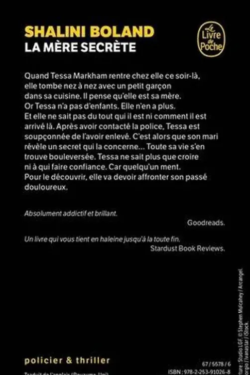 La Mère secrète, Shalini Boland