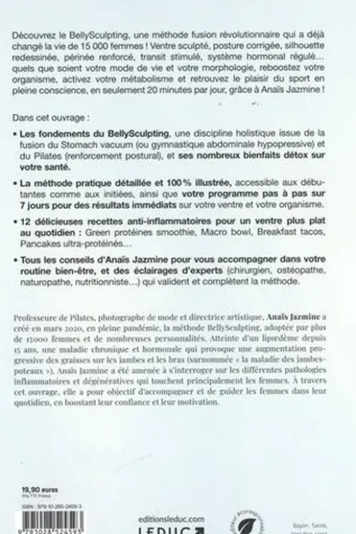La méthode bellysculpting. Pour un ventre plus plat, Anaïs Jazmine