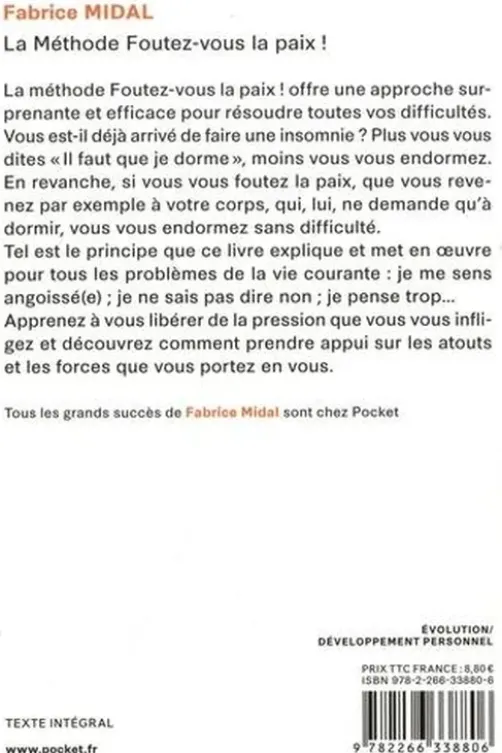 La méthode foutez-vous la paix !, Fabrice Midal