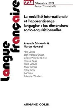 Langue française N° 224, Armand Colin