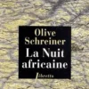 La nuit africaine, Olive Schreiner