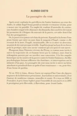 La passagère du vent, Alonso Cueto