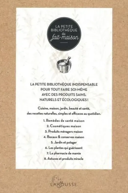 La petite bibliothèque du fait-maison, Larousse