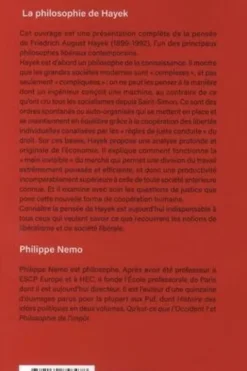 La philosophie de Hayek, Philippe Nemo