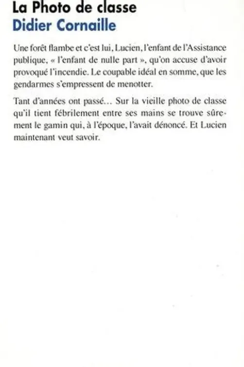 La photo de classe, Didier Cornaille