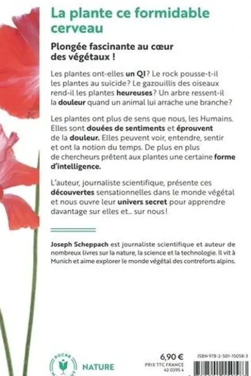 La plante ce formidable cerveau, Joseph Scheppach