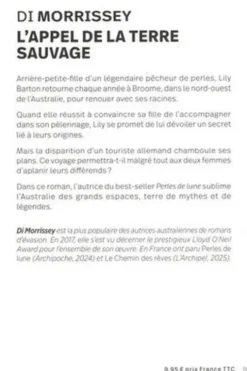 L'appel de la terre sauvage, Di Morrissey