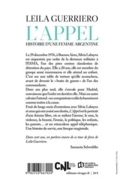 L'Appel. Histoire d'une femme argentine, Leila Guerriero