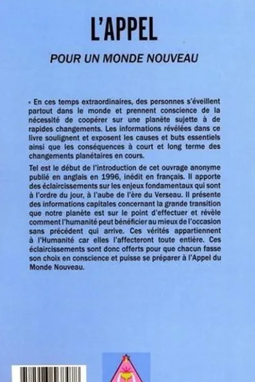 L'appel. Pour un monde nouveau, Saint-Germain-Morya
