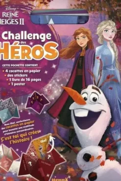 La Reine des Neiges 2. Avec 4 cocottes en papier, des stickers, 1 livre de 16 pages et 1 poster, Disney