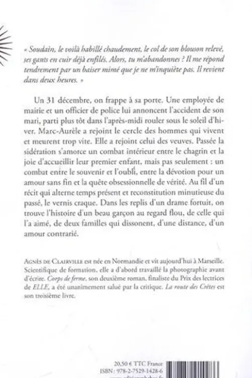 La route des Crêtes, Agnès de Clairville
