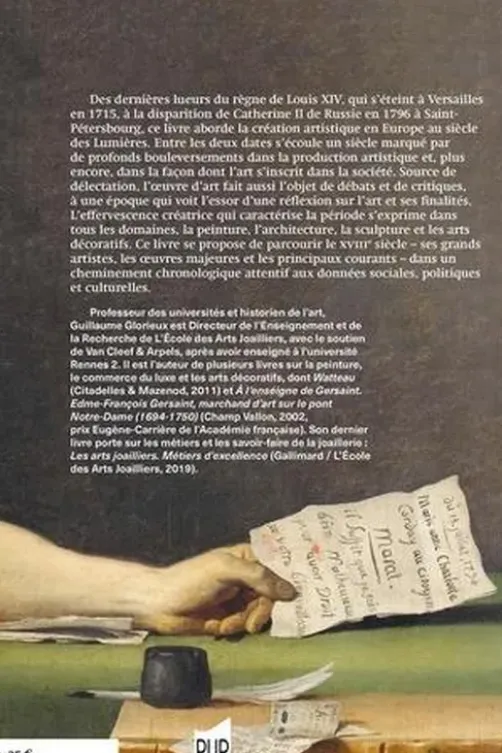 L'art du XVIIIe siècle, Guillaume Glorieux