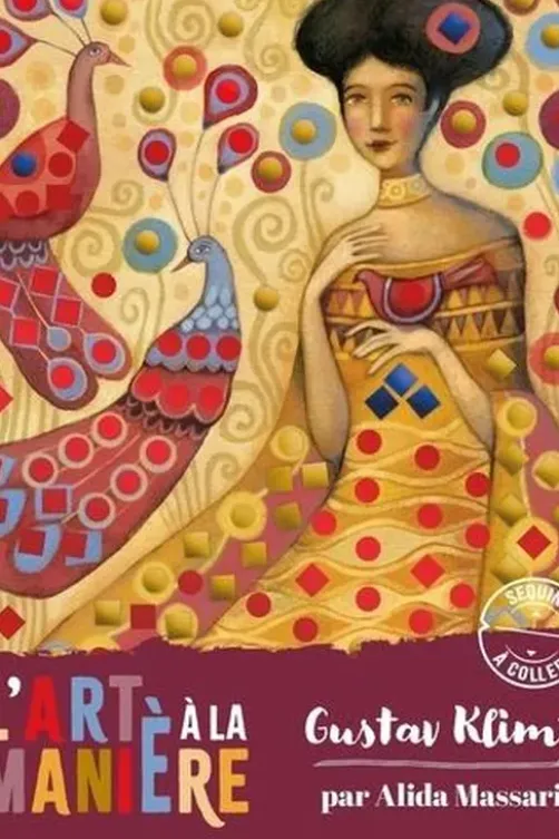 L'art à la manière de Gustav Klimt. Etui avec 4 tableaux à décorer et 700 sequins, Alida Massari