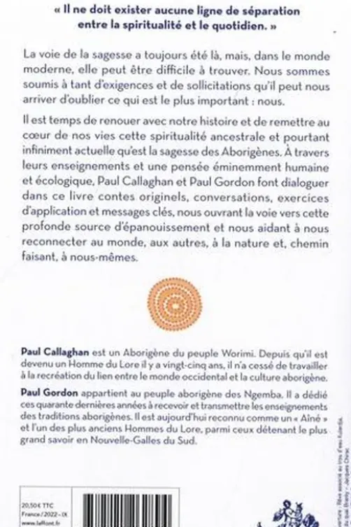 La sagesse aborigène, Paul Callaghan