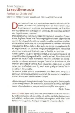 La septième croix. Roman de l'Allemagne hitlérienne, Anna Seghers
