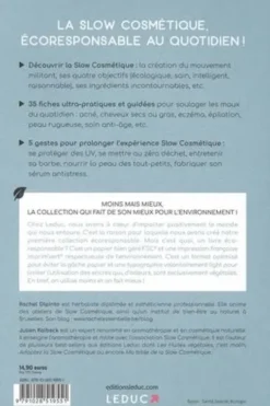 La slow cosmétique. 40 fiches-recettes pour consommer moins mais mieux en adoptant la slow cosmétique au quotidien, Rachel Dipinto