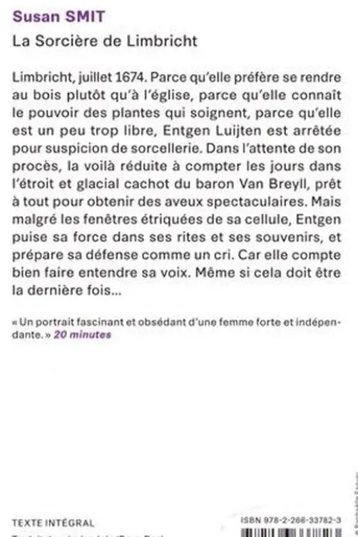 La Sorcière de Limbricht, Susan Smit