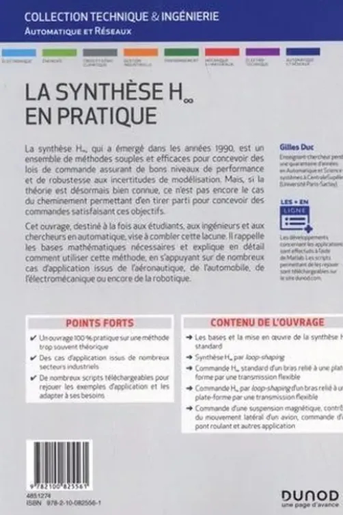 La synthèse H-infini en pratique. Méthode et cas d'application, Gilles Duc