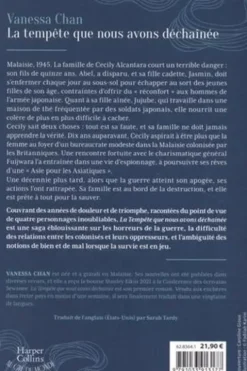La tempête que nous avons déchaînée, Vanessa Chan