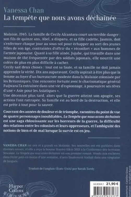 La tempête que nous avons déchaînée, Vanessa Chan