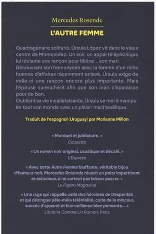 L'autre femme, Mercedes Rosende