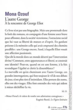 L’autre George. A la rencontre de George Eliot, Mona Ozouf