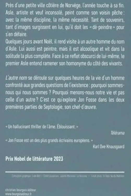 L'autre nom. Septologie I-II, Jon Fosse