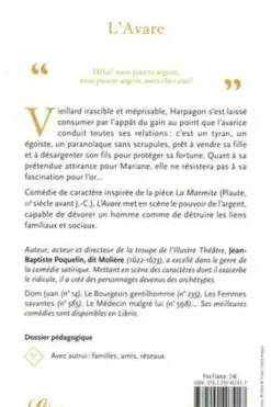 L'avare, Molière